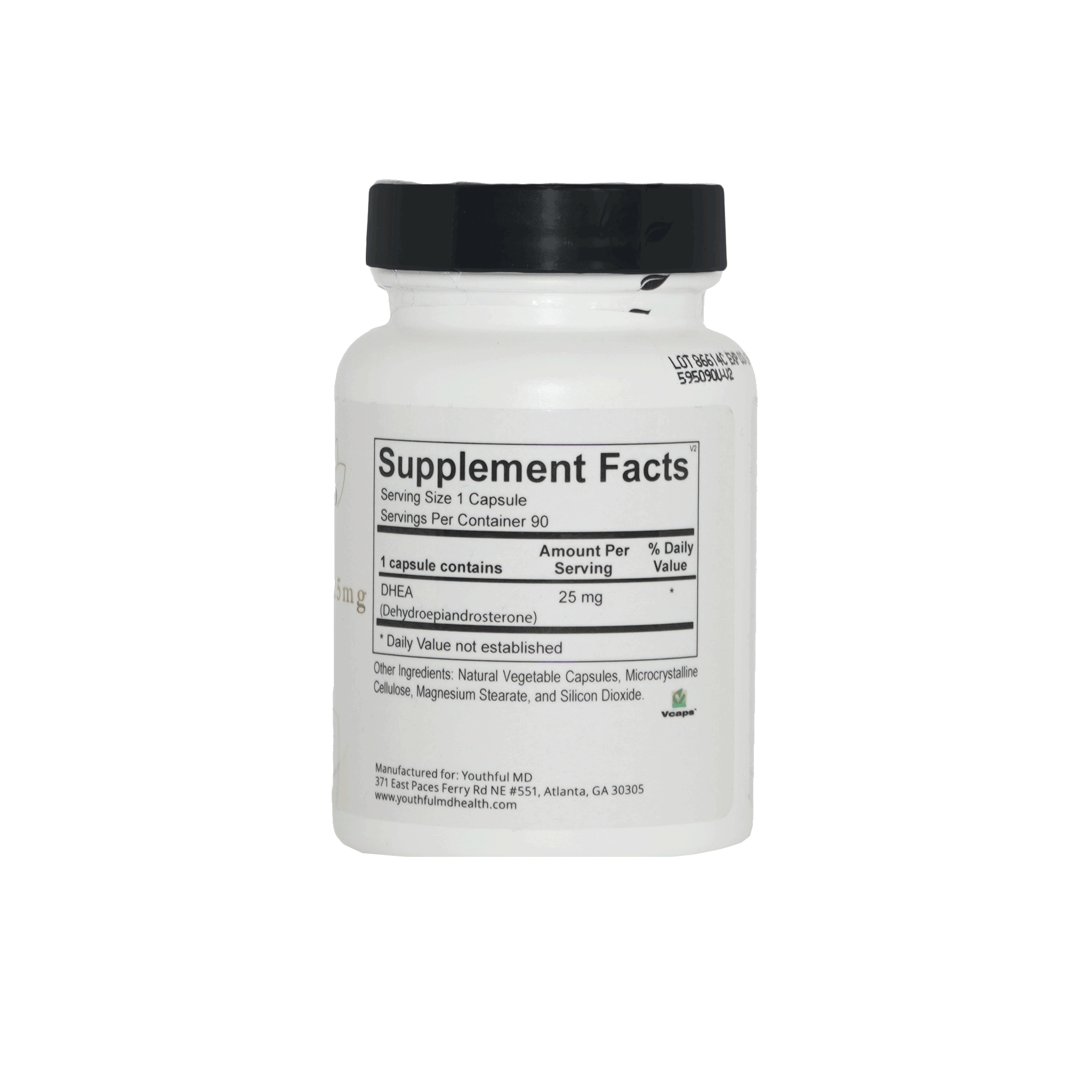 Youthful DHEA 25mg-Promotes Healthy Hormonal Balance in Men Image 2