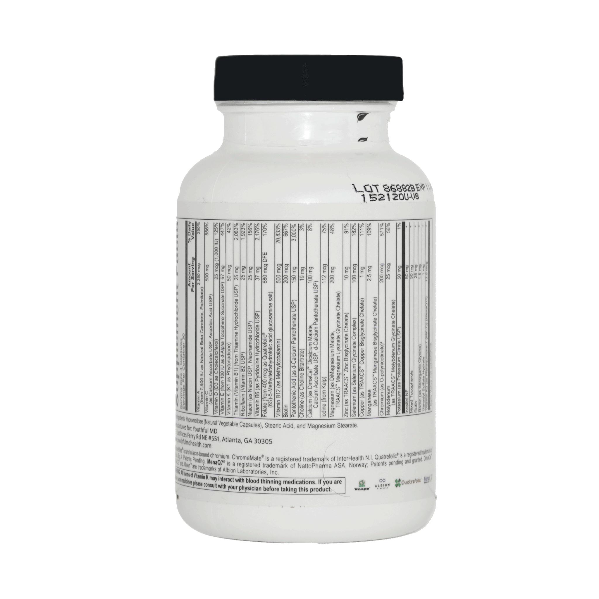 Youthful Multi-Vitamin for Men & Woman- Foundational Health Image 2